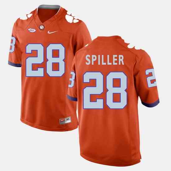 Clemson Tigers C.J. Spiller College Football Orange Jersey